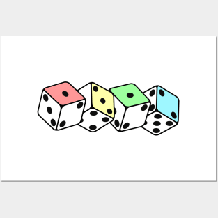 Pastel Dice - ACAB/1312 Posters and Art